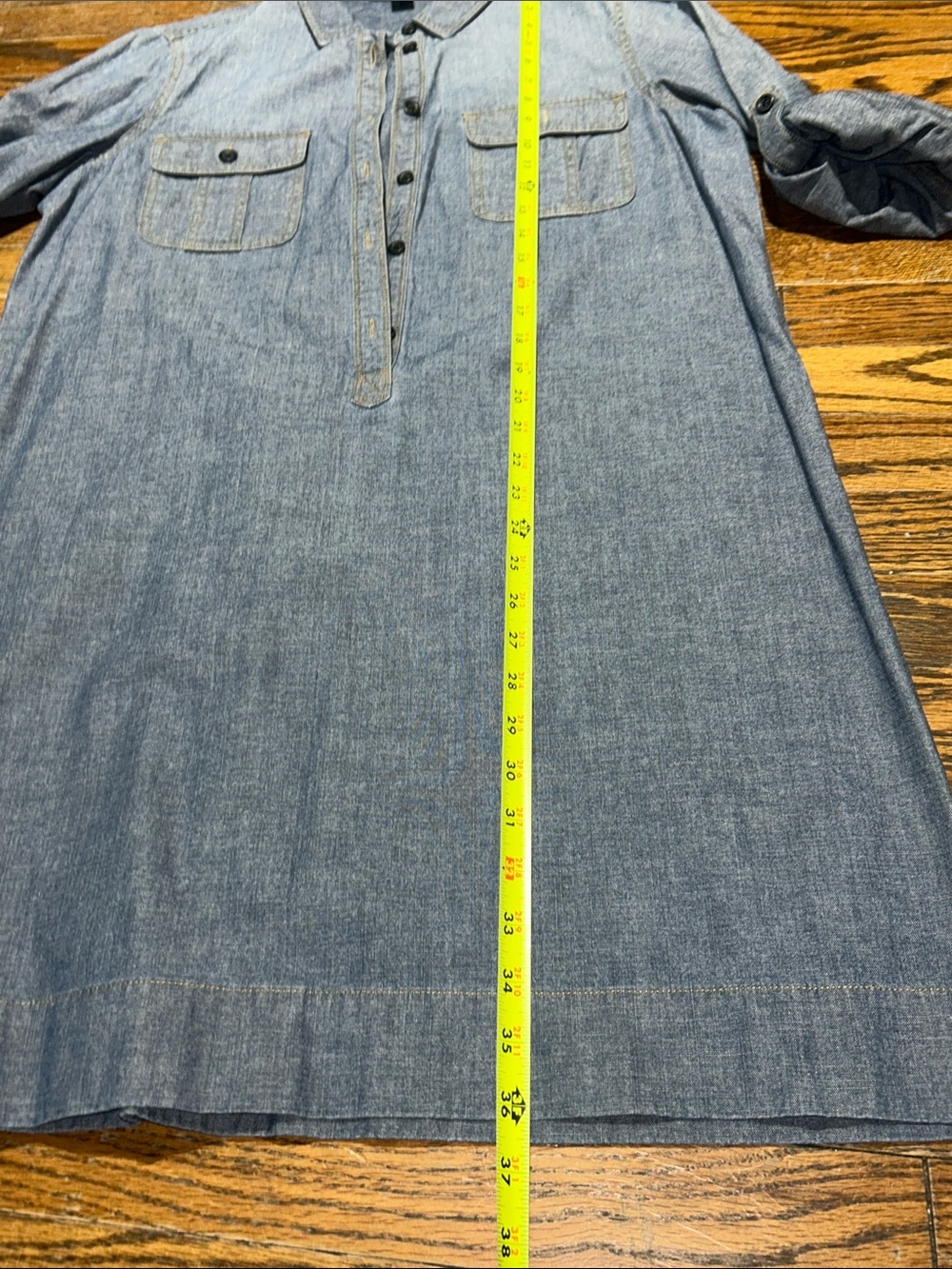 J. Crew Blue Jean  Shirt Dress - Picture 5 of 9
